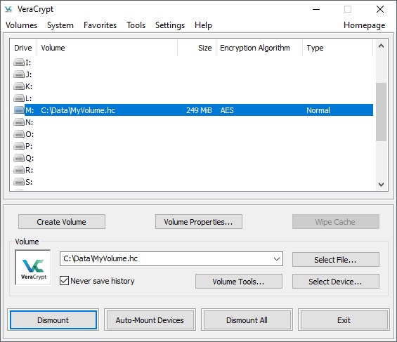 VeraCrypt Disk Encryption